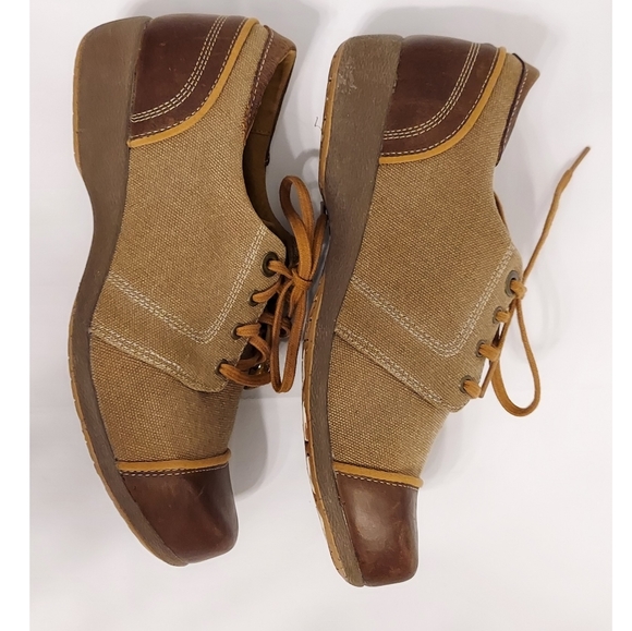 Rocky 4EurSole Rococo Low Wedge Lacer Shoe - Picture 5 of 6